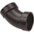 NIBCO 1-1/2 in. ABS DWV 45-Degree Hub x Hub Elbow