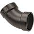 NIBCO 3 in. ABS DWV 45-Degree Hub x Hub Elbow