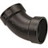NIBCO 4 in. ABS DWV 45-Degree Hub x Hub Elbow