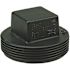 NIBCO 3 in. ABS DWV MIPT Cleanout Plug
