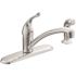 MOEN Chateau Single-Handle Fixed Kitchen Faucet with Side Sprayer in Chrome