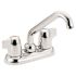 MOEN Chateau 4 in. Centerset 2-Handle Utility Faucet in Chrome