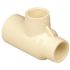 Genova Products 3/4 in. x 1/2 in. x 1/2 in. CPVC Reducing Tee