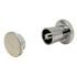 Proplus 1.6 in. x 1.6 in. Adjustable Jiffy Flange Chrome ABS