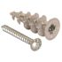 #8 x 1-1/2 in. EZ Metal Zinc Wall Anchors Kit (25-Pack)