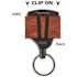 Lucky Line Products Super 48 Retractable Key Chain Clip-On (1 per Pack)