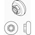 STRYBUC INDUSTRIES 3/4 in. Dia Shower Door Roller Oval