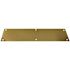 Don-Jo SOLID BRASS DOOR KICK PLATE 8 IN. X 34 IN.