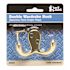 Anvil Mark Wall Mounted Robe Hook in Brass