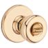Kwikset Tylo Polished Brass Bed/Bath Door Knob