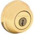 Kwikset 780 Series Polished Brass Single Cylinder Deadbolt Featuring SmartKey Security with Microban Antimicrobial Technology