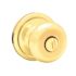 Kwikset Hancock Polished Brass Privacy Bed/Bath Door Knob
