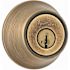 Kwikset 660 Series Antique Brass Single Cylinder Deadbolt Featuring SmartKey Security with Microban Antimicrobial Technology