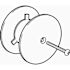 Don-Jo Mfg DOOR HOLE COVER 2-5/8 OD DIA