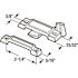 Anvil Mark Slim-Line Black Cast Metal Window Sash Lock
