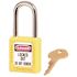 Master Lock Yellow Safety Lockout Padlock