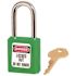 Master Lock Green Safety Lockout Padlock