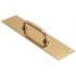 Don-Jo PULL PLATE POLISHED BRASS 3-1/2 IN. X 15 IN.