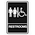 HY-KO 8 In. x 11 in. Braille Plastic Use Stairs Sign