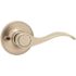 Legend Satin Nickel Decorative Hall/Closet Door Lever with Adjustable Backset