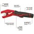 Milwaukee M12 12V Lithium-Ion Cordless Copper Tubing Cutter Kit with 1.5 Ah Battery, Charger and Hard Case
