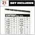 Milwaukee Black Oxide Twist Drill Bit Set (21-Piece)