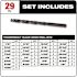 Milwaukee Black Oxide Drill Bit Set (29-Piece)