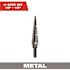 Milwaukee 1/8 in. - 1/2 in. #1 Black Oxide Step Drill Bit (13-Steps)