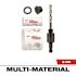 Milwaukee Hole Saw Door Lock Installation Kit (4-Piece)