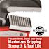 18 in. Straight Pipe Wrench for Heavy-Duty Plumbing, Sturdy Plumbing Pipe Tool with Self Cleaning Threads and Hook Jaws
