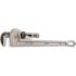 RIDGID 14 in. Aluminum Straight Pipe Wrench for Plumbing, Sturdy Plumbing Pipe Tool with Self Cleaning Threads and Hook Jaws