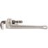 RIDGID 18 in. Aluminum Straight Pipe Wrench for Plumbing, Sturdy Plumbing Pipe Tool with Self Cleaning Threads and Hook Jaws