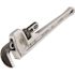 RIDGID 18 in. Aluminum Straight Pipe Wrench for Plumbing, Sturdy Plumbing Pipe Tool with Self Cleaning Threads and Hook Jaws