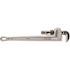 RIDGID 24 in. Aluminum Straight Pipe Wrench for Plumbing, Sturdy Plumbing Pipe Tool with Self Cleaning Threads and Hook Jaws