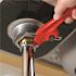 RIDGID 9-1/2 in. Offset Hex Jaw Pipe Wrench, Sturdy Plumbing Pipe Tool with Hex Jaw Mechanism for Extra Wide Opening