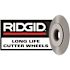 RIDGID F-158 Replacement Tube Cutting Wheel for Copper, Brass, Aluminum, Steel/Stainless (Pack of 2)