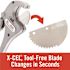 RIDGID 1/8 in. - 1-5/8 in. RC-1625 Aluminum Ratchet Action Plastic Pipe and Tubing Cutter, Tool for Multilayer Tubing Jobs