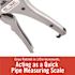RIDGID 1/8 in. - 1-5/8 in. RC-1625 Aluminum Ratchet Action Plastic Pipe and Tubing Cutter, Tool for Multilayer Tubing Jobs