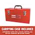 RIDGID K-45-1 Drain Cleaning Snake Auger Machine with C-1 5/16 in. x 25 ft. Inner Core Cable, Gloves + Carrying Case