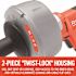 RIDGID K-45-1 Drain Cleaning Snake Auger Machine with C-1 5/16 in. x 25 ft. Inner Core Cable, Gloves + Carrying Case