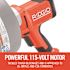RIDGID K-45-1 Drain Cleaning Snake Auger Machine with C-1 5/16 in. x 25 ft. Inner Core Cable, Gloves + Carrying Case