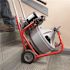 RIDGID K-400 Drain Cleaning Snake Auger 120-Volt Drum Machine with C-32IW 3/8 in. x 75 ft. Cable + 4-Piece Tool Set & Gloves