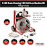 RIDGID K-400 Drain Cleaning Snake Auger Machine, C-45 IW 1/2 in. x 75 ft. Cable inside Drum plus 4-Piece Tool Set and Gloves
