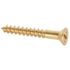 Lindstrom #8 x 1 in., Phillips Flat Head Brass Wood Screws (100 per Pack)