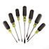 Klein Tools Screwdriver Set, Slotted and Phillips with Non-Slip Cushion-Grip Handles and Tip-Ident, 7-Piece