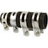 ProPlus Rubber Garbage Disposal Boot With Slip Proof Ridges 4-Clamps