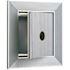 Florence Recessed Wall Mount Key Keeper in Anodized Aluminum