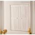 Dunbarton Corporation DUNBARTON THE CLASSIC METAL BI-FOLD DOOR, IVORY, 4 PANEL, 48X96 IN.