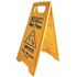 Renown 25 in. English and Spanish Caution Wet Floor Sign in Yellow
