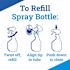 Tilex CloroxPro Tilex Disinfecting Instant Mold and Mildew Remover Spray, 32 Fluid Ounces (35600)